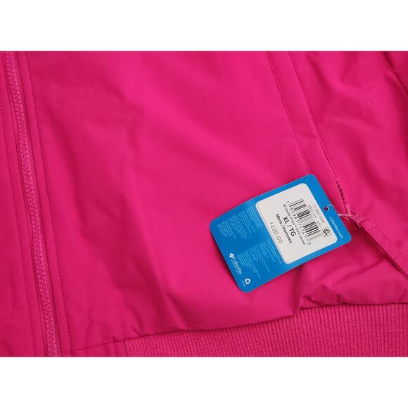 Columbia Castle Pines Men's XL Pink Winter Jacket Fleece Lined Ski Coat NEW $100 - Picture 7 of 9